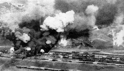 Munitions explosion at Roseville train yard from 1973